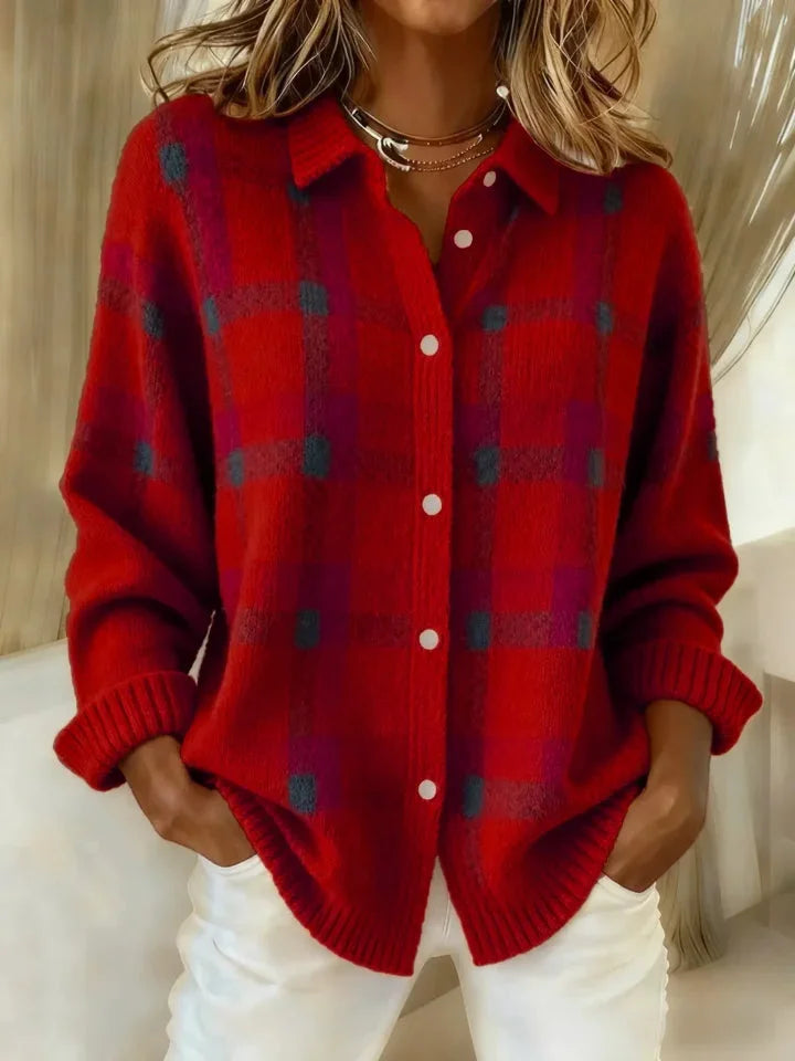 Paul | Karierter Strickpullover für kühle Tage