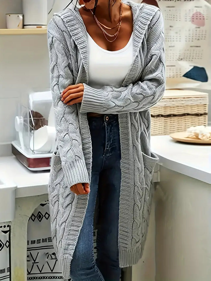 Isa | Legere Strickjacke mit aufgesetzten Taschen