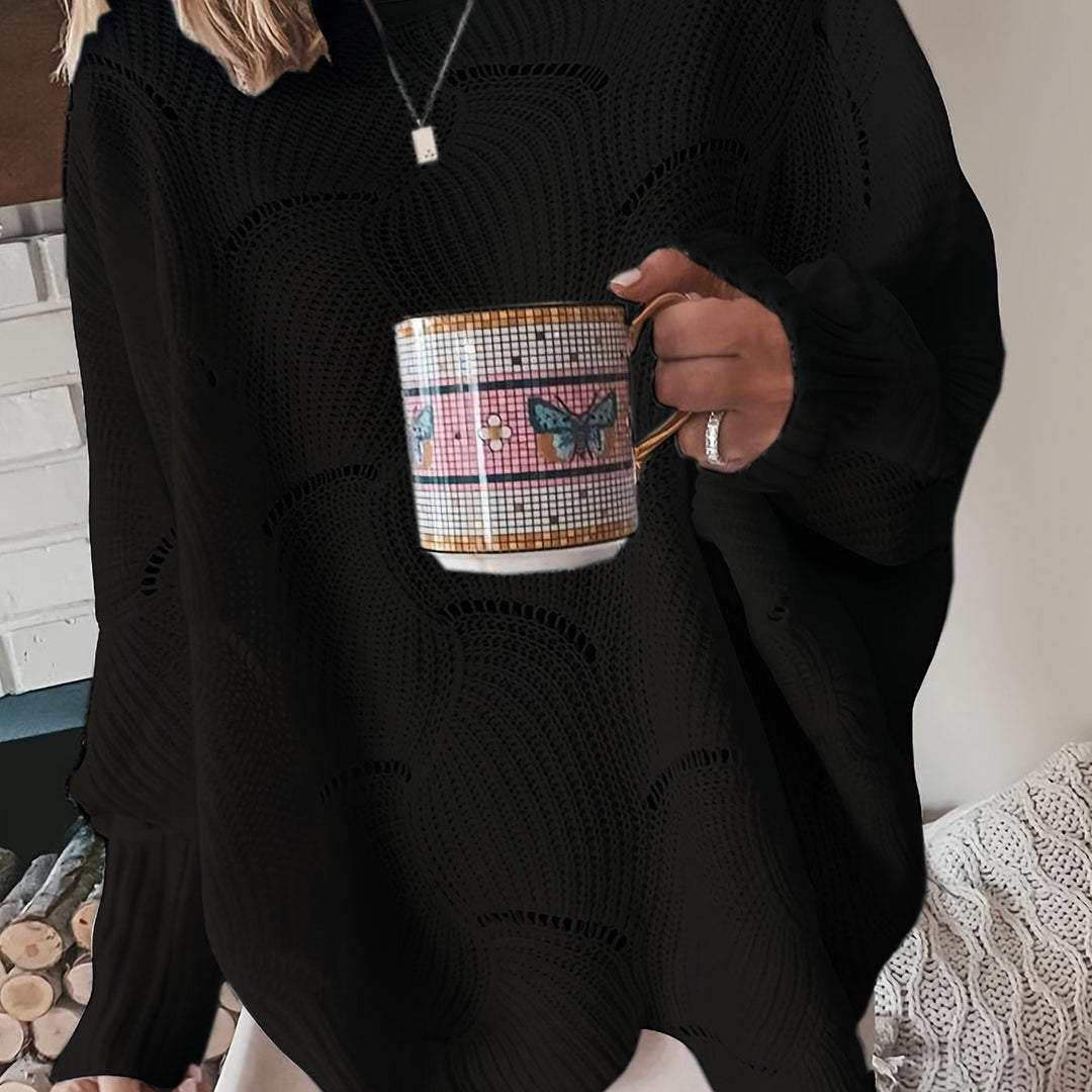 Yoko | Damenpullover aus geripptem Strickstoff