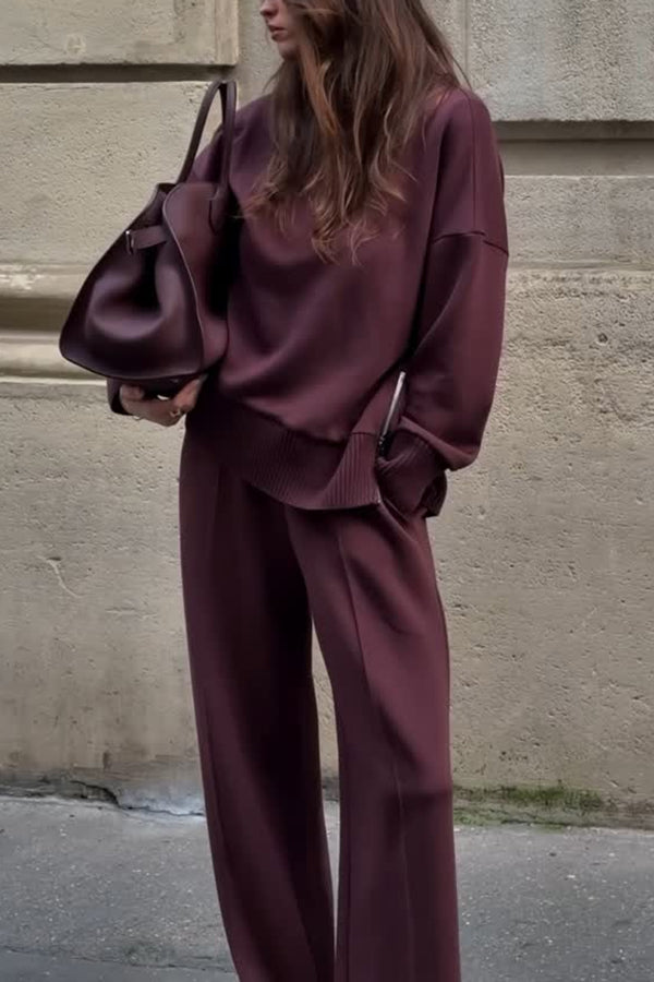 Jessy | Strick-Kombi-Set aus Pullover und Hose für gemütliche Stunden