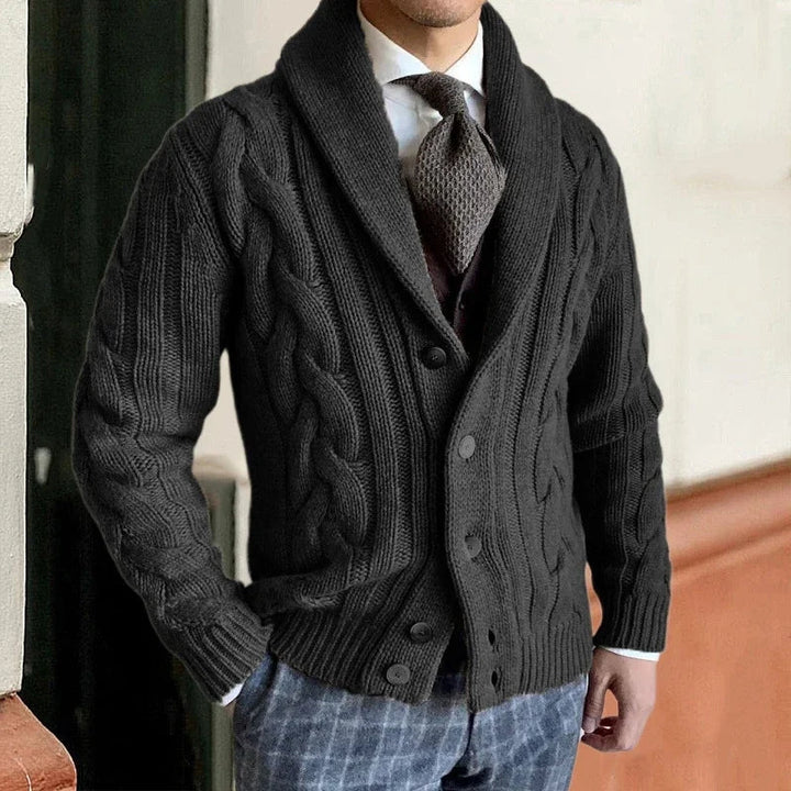 Robert | Warme Herren-Strickjacke für Wintertage