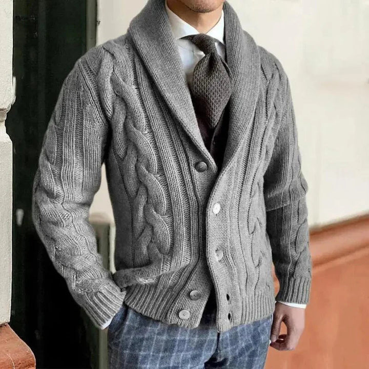 Robert | Warme Herren-Strickjacke für Wintertage