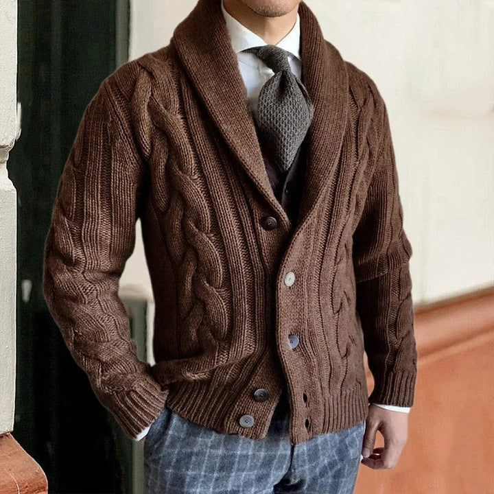 Robert | Warme Herren-Strickjacke für Wintertage