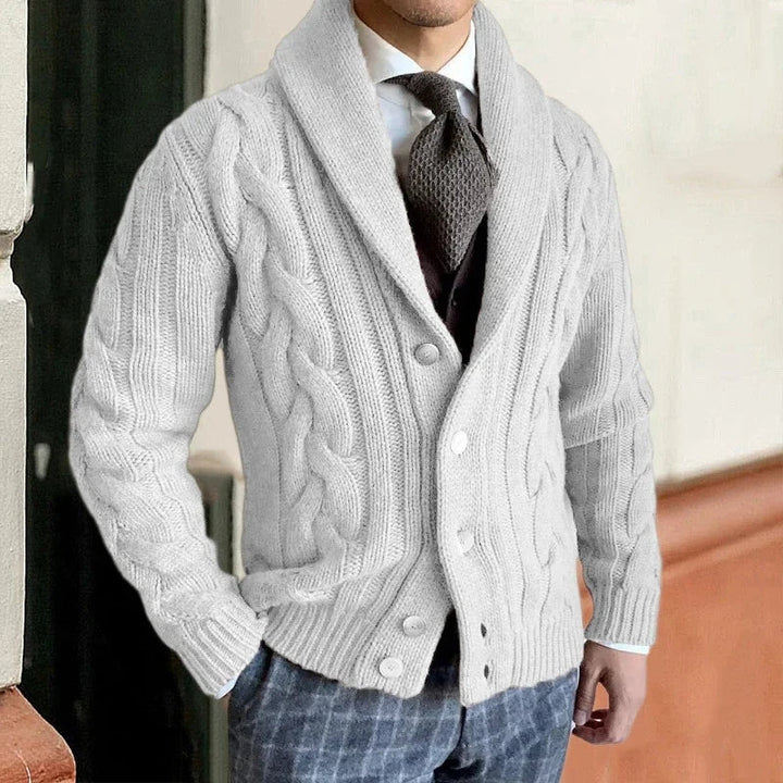 Robert | Warme Herren-Strickjacke für Wintertage