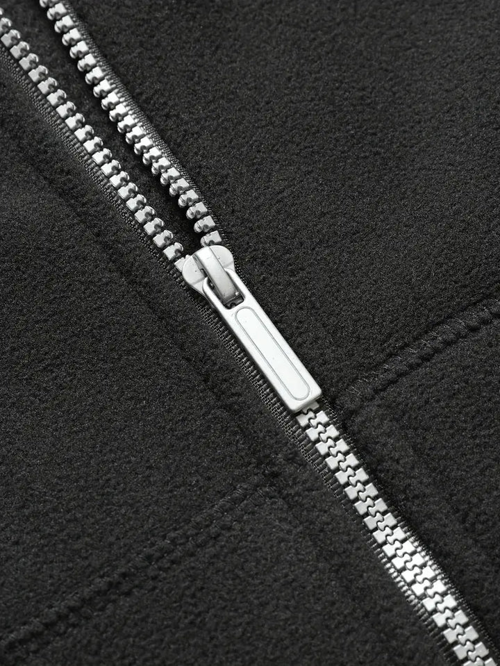 Marek | Bequemer Hoodie mit Zipper und Fronttaschen