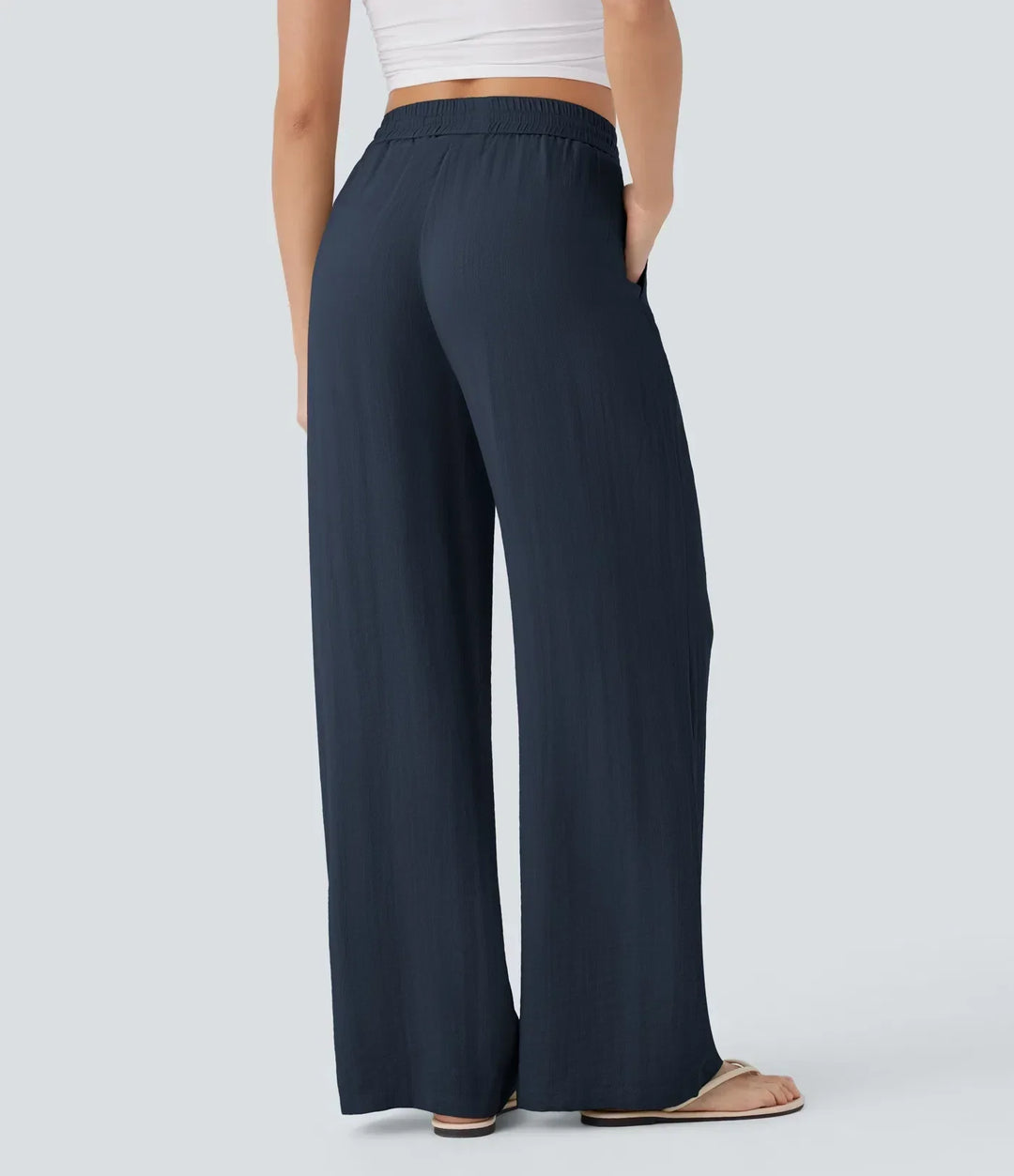 Elena | Bequeme Leinenhose mit fließender Passform