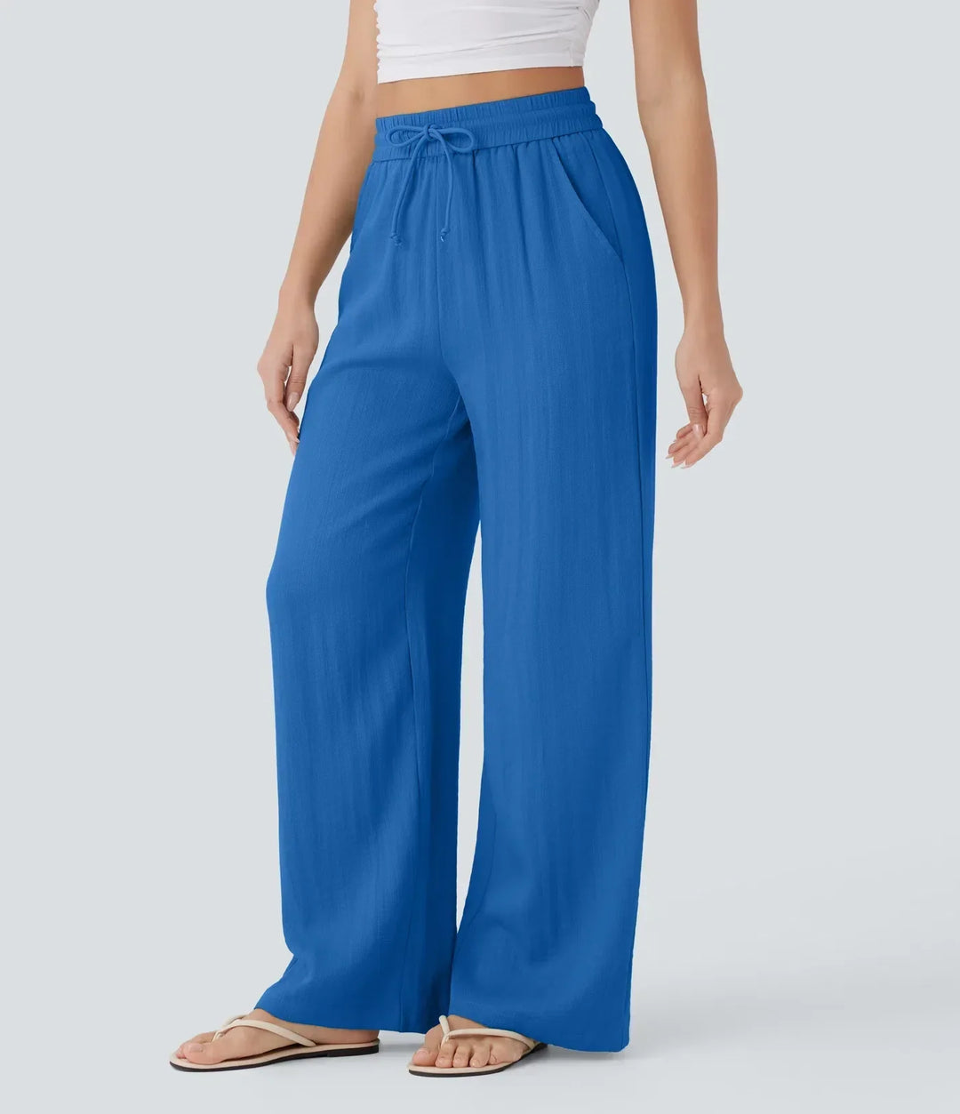 Elena | Bequeme Leinenhose mit fließender Passform