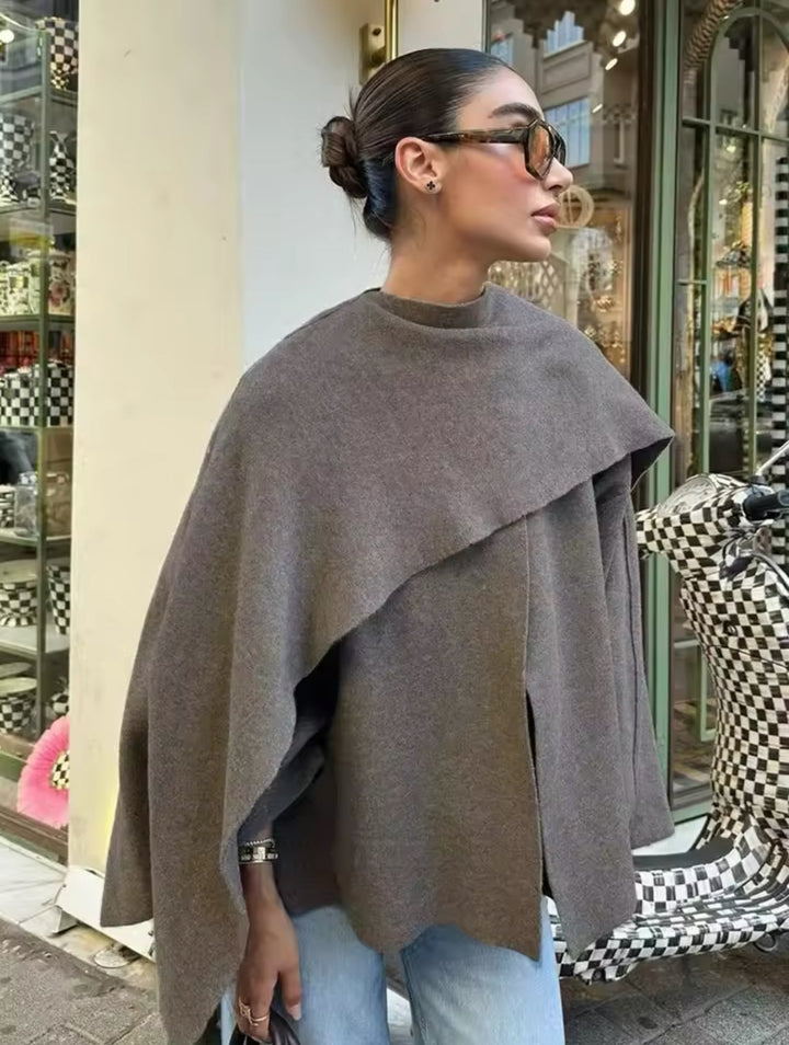 Amelie | Eleganter Cape-Coat für kühle Tage