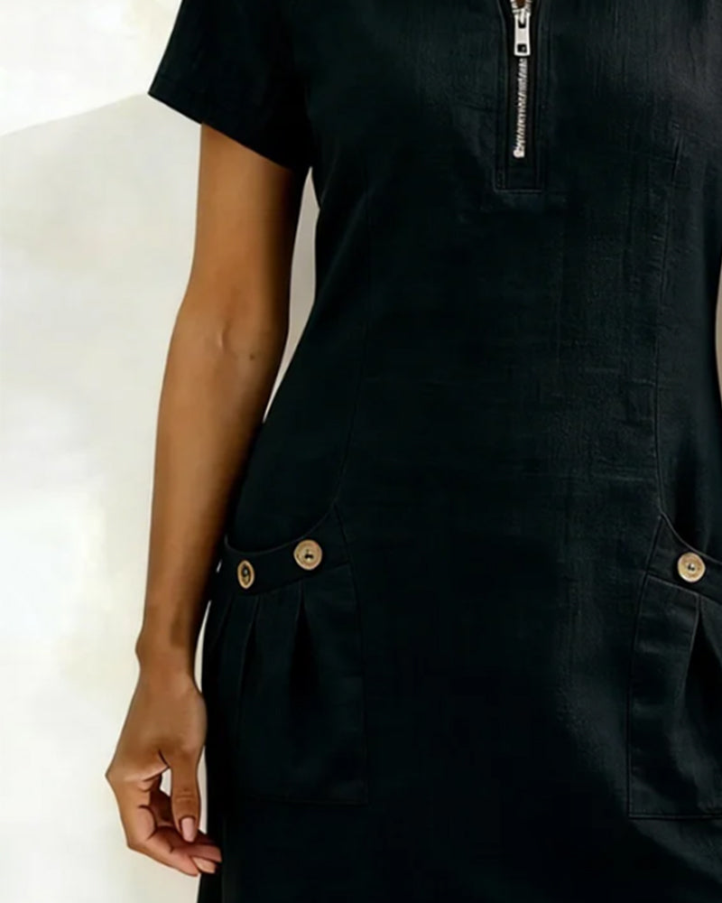 Lara | Elegantes Baumwollkleid Für Damen