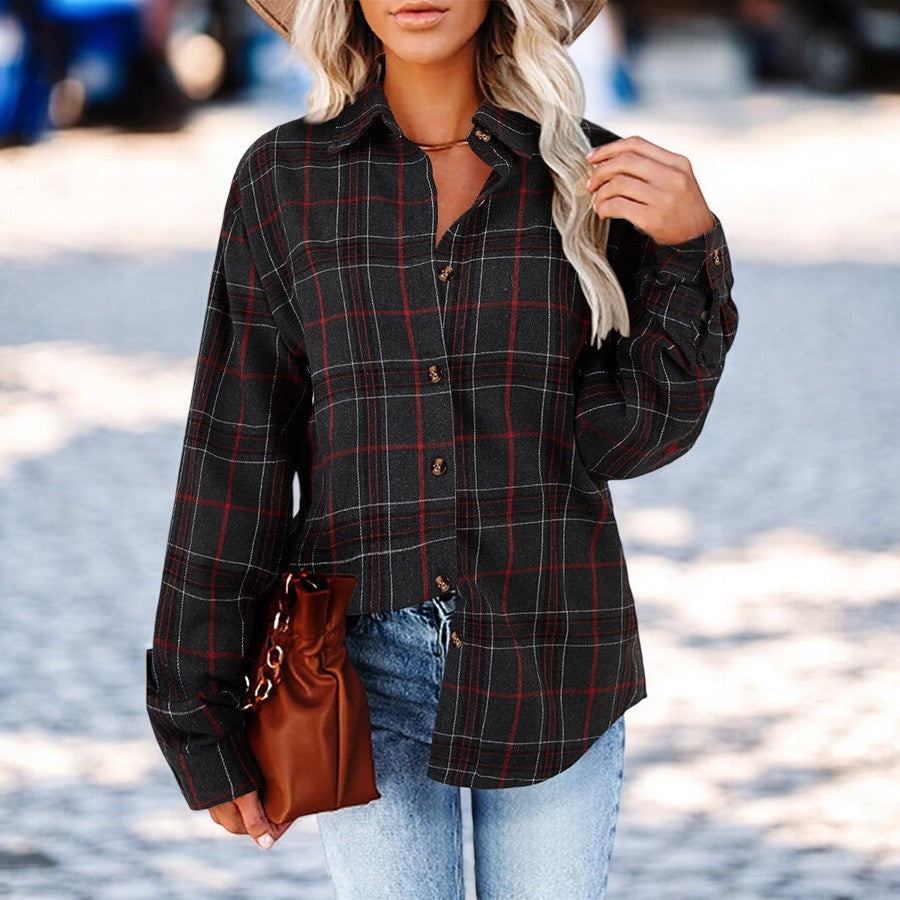 Blytta | Großes Damen-Karohemd im Oversize-Look