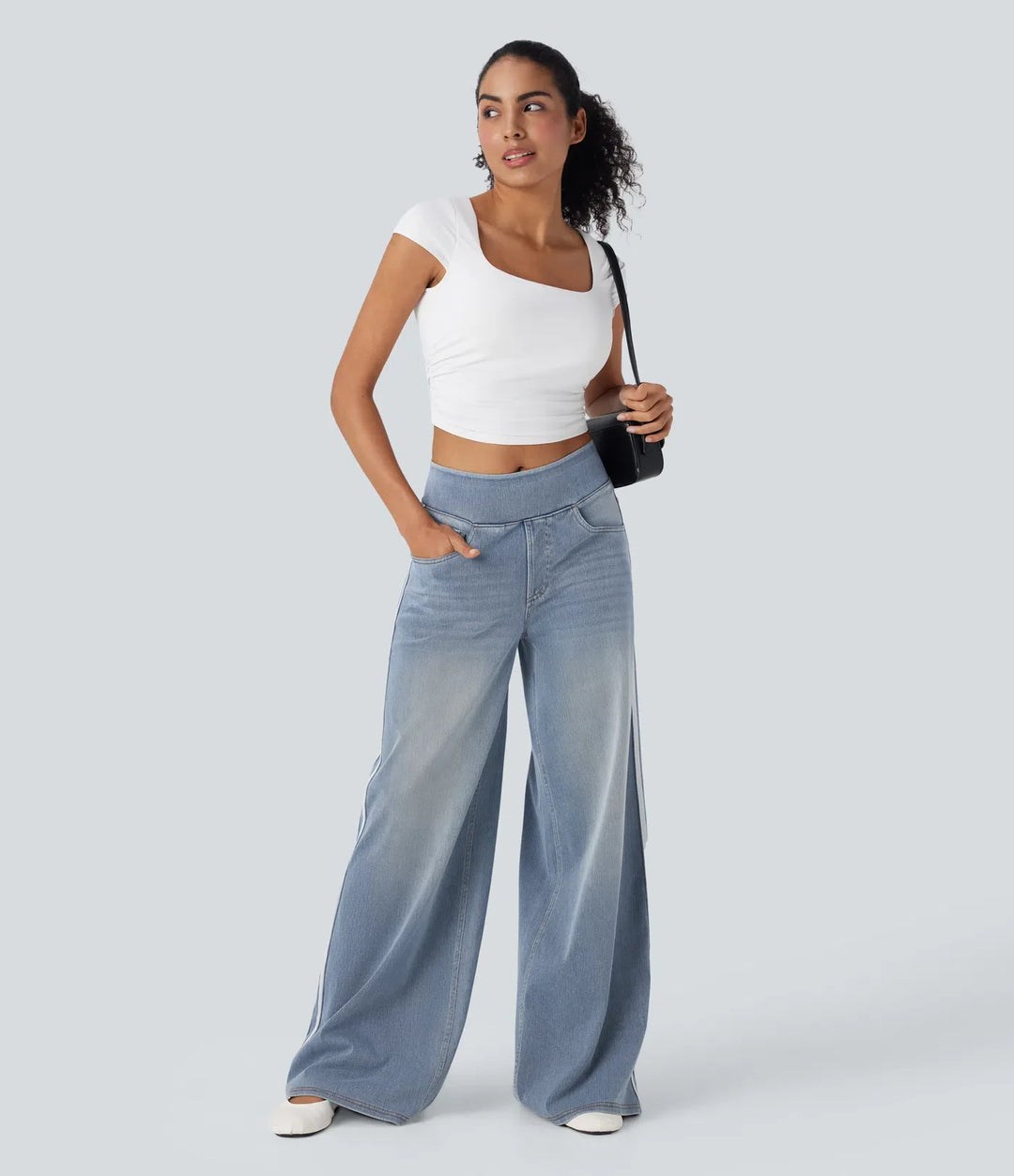 Charlotte | Hose elastisch für Damen mit Taschen