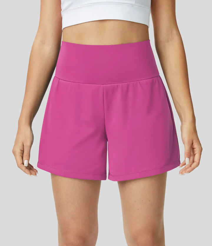 Natalia | 2-in-1 Yoga-Shorts mit hoher Taille