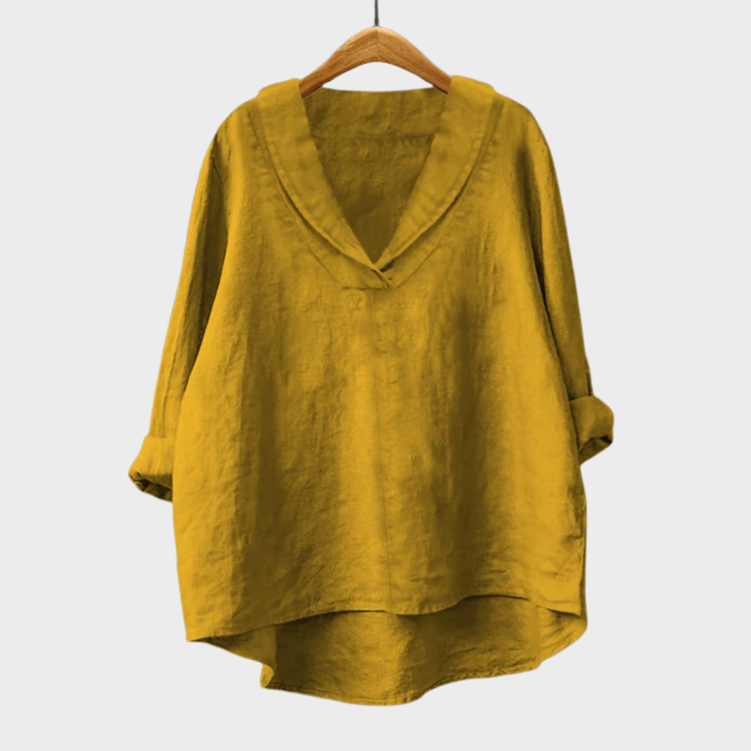 Sofia | Modische Sommerbluse Damen Leinen