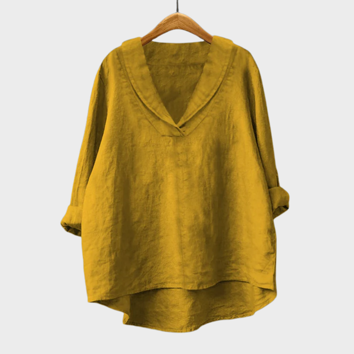 Sofia | Modische Sommerbluse Damen Leinen