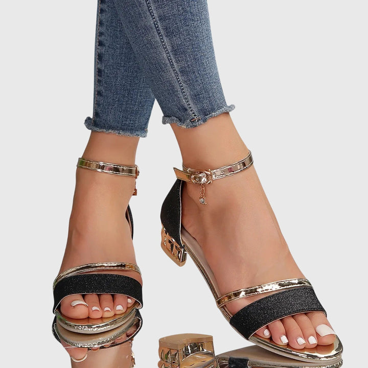 Livia | Modische Absatz Sandalen Damen Trend