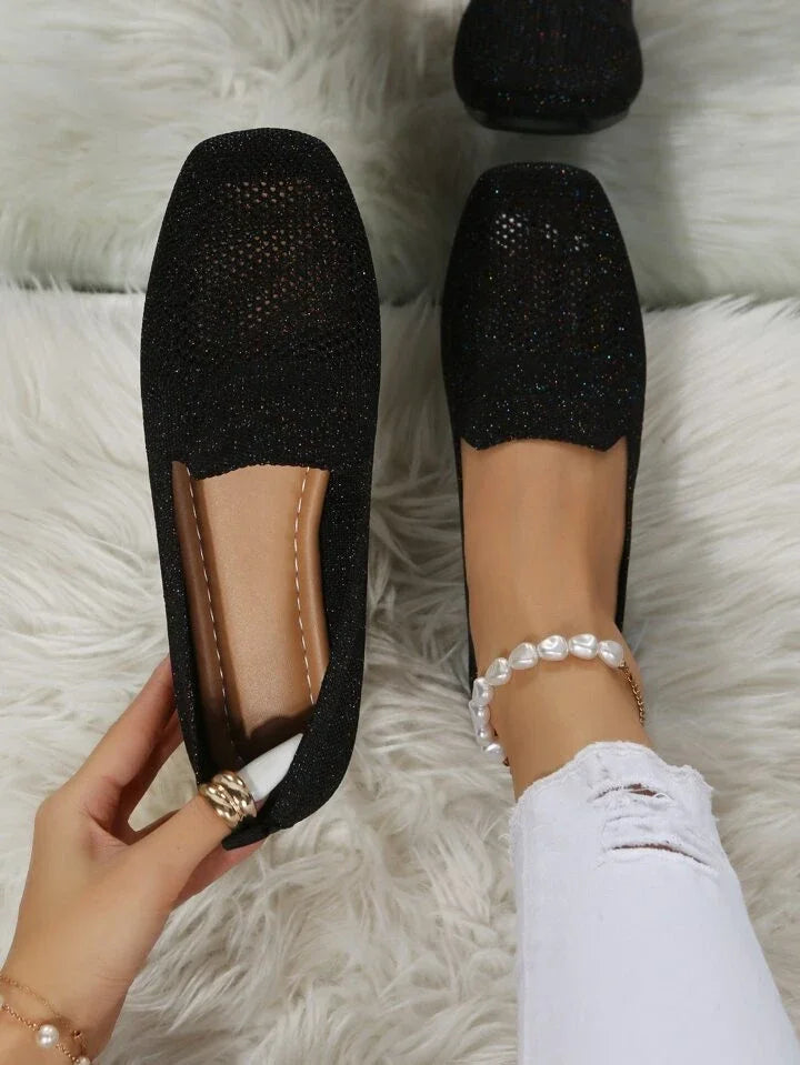 Lucie | Woven Orthopädische Mokassins