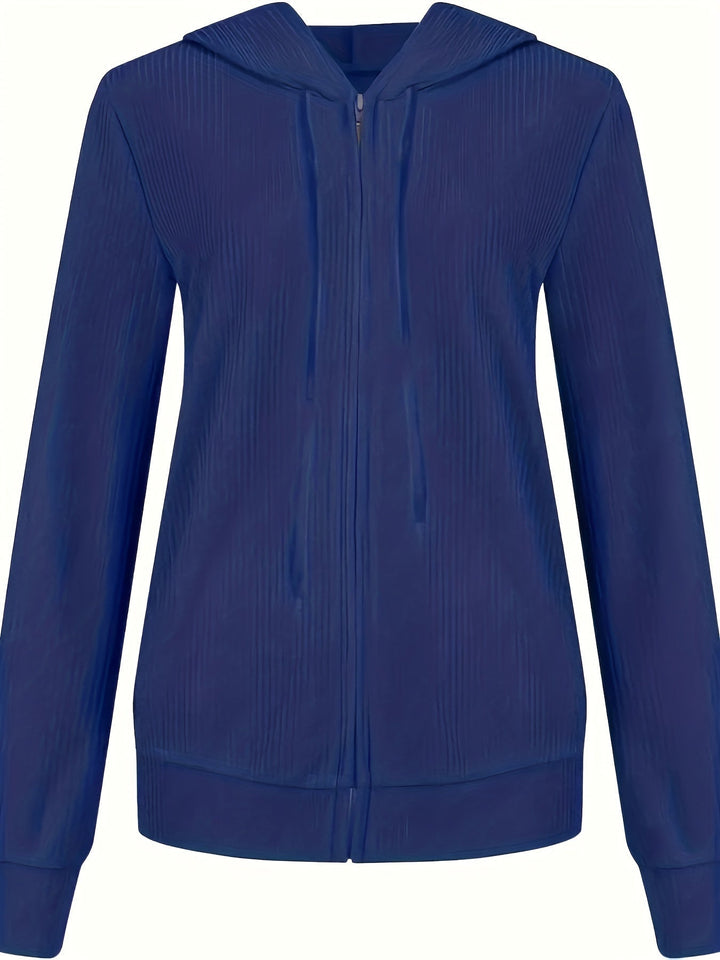 Emilia | Kapuzenjacke mit Reißverschluss und Kordelzug