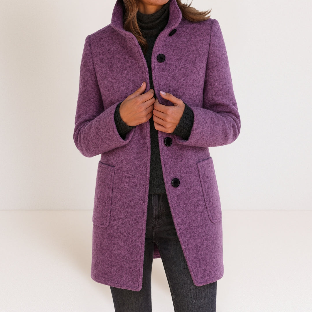 Victoria | Damenjacke mit hohem Kragen luxuriös