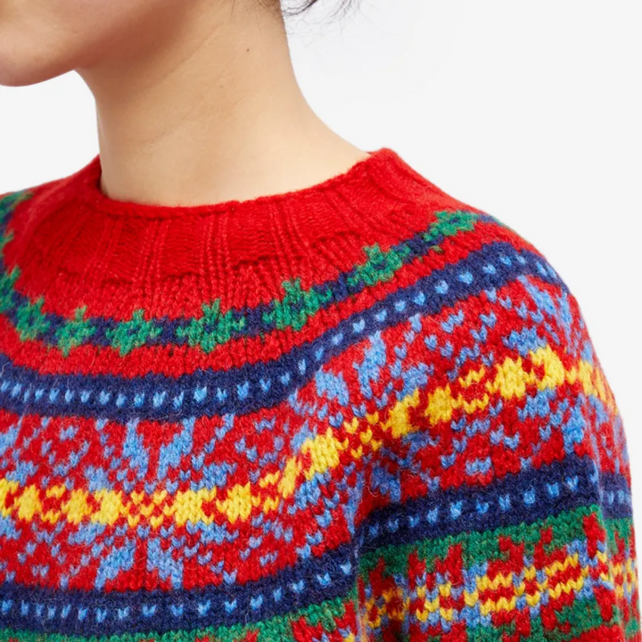 SAGA | Vintage Damenpullover mit charmantem Retro-Stil