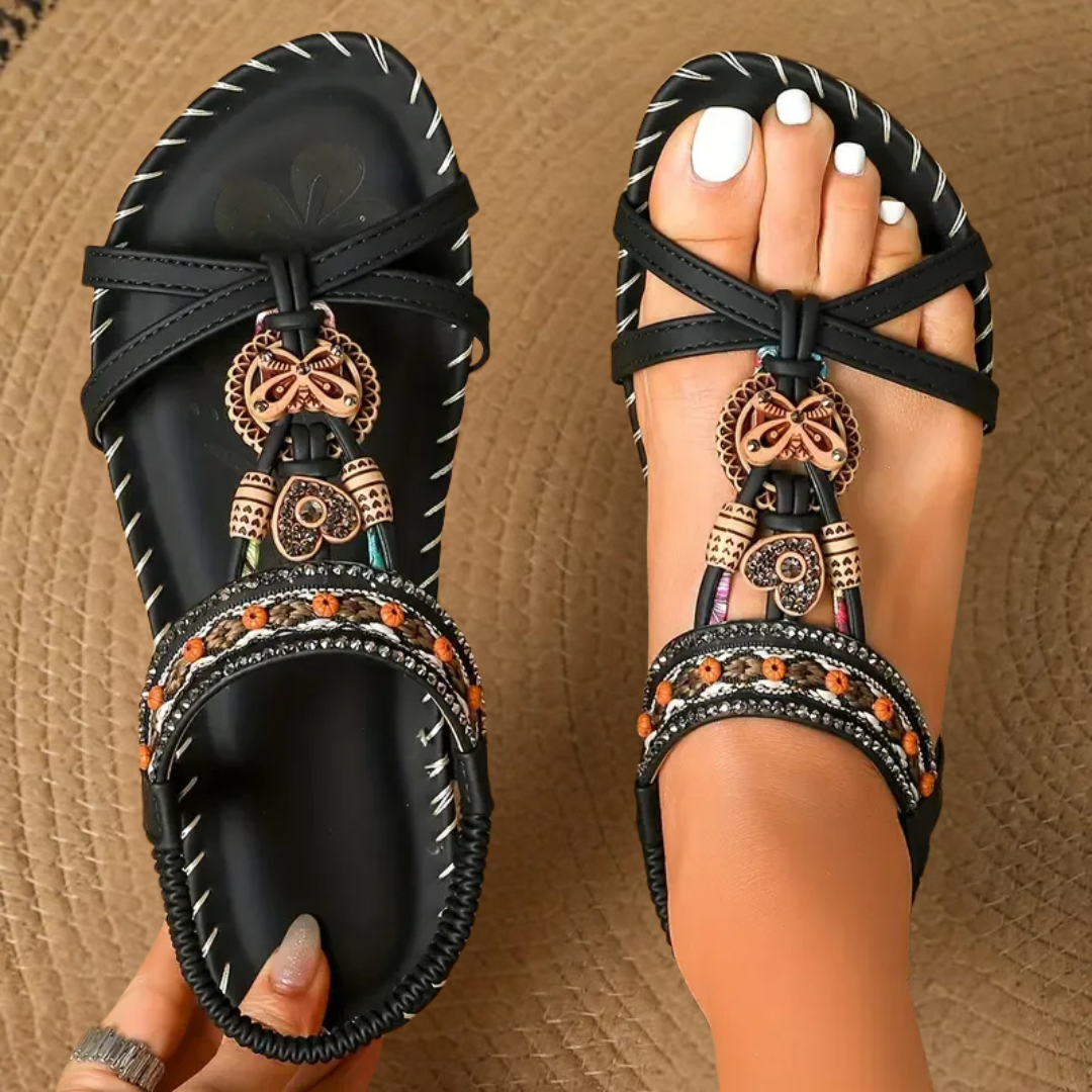 Nora | Sommer Sandalen Damen Ibiza Chic