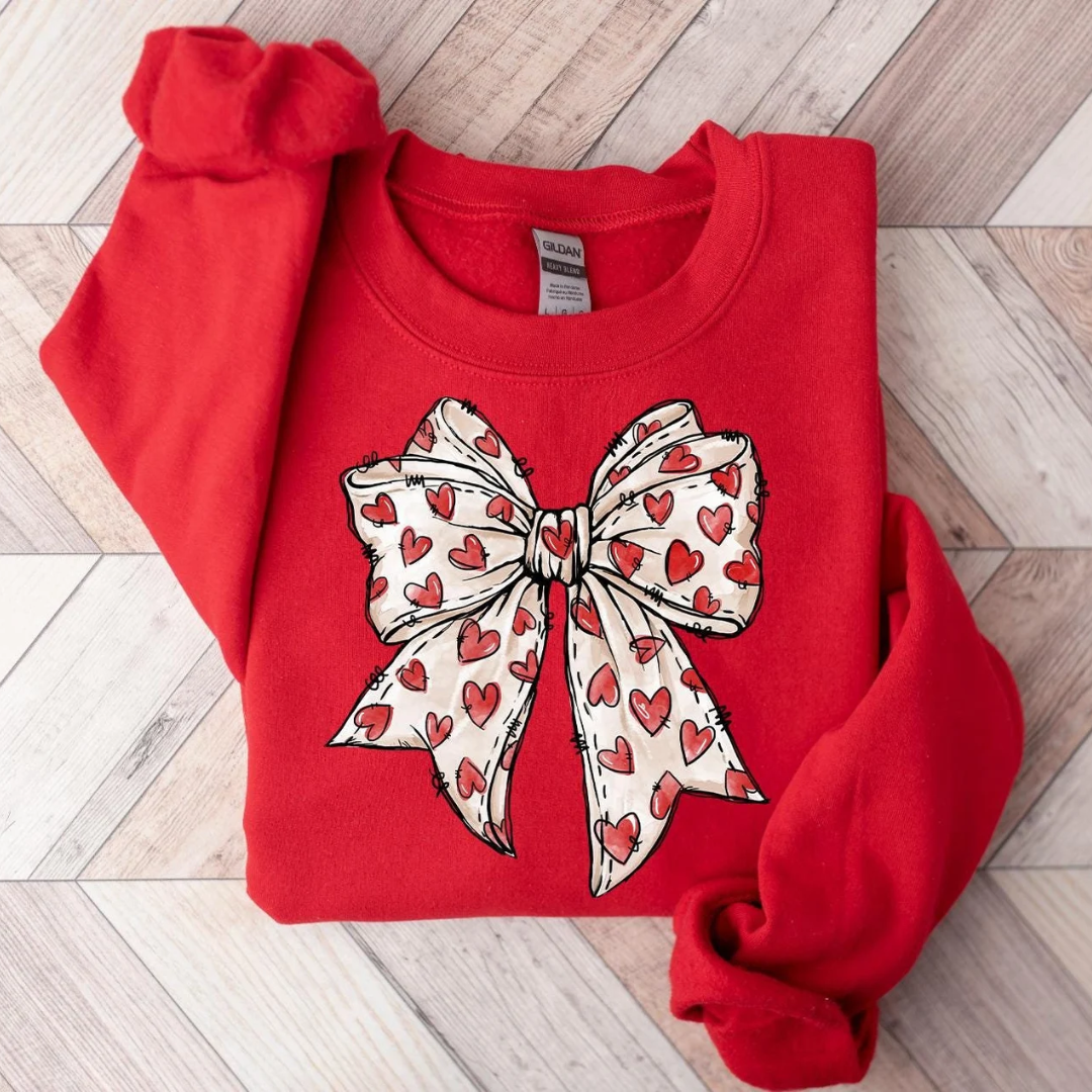 Isabella | Valentinstag Sweatshirt Damen modern rot