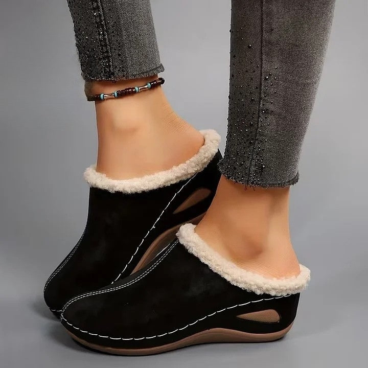 Nora | Damen Slip-On Sandalen weich und edel