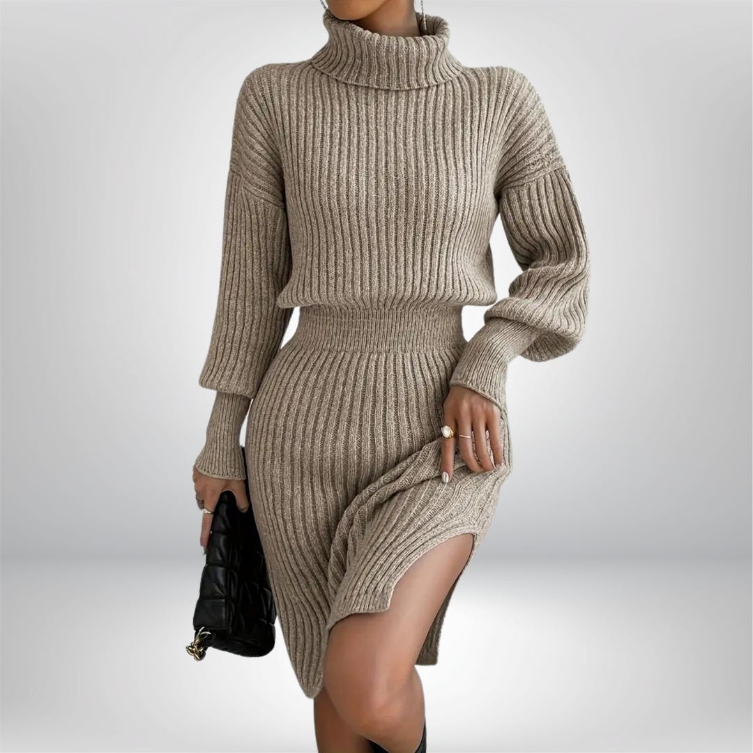 Isabella | Elegantes Strickkleid mit feinem Design