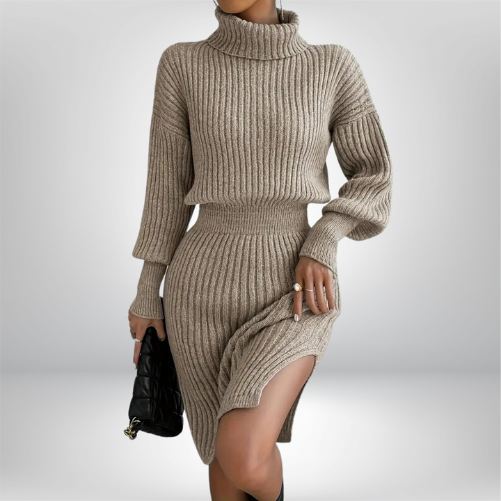Isabella | Elegantes Strickkleid mit feinem Design