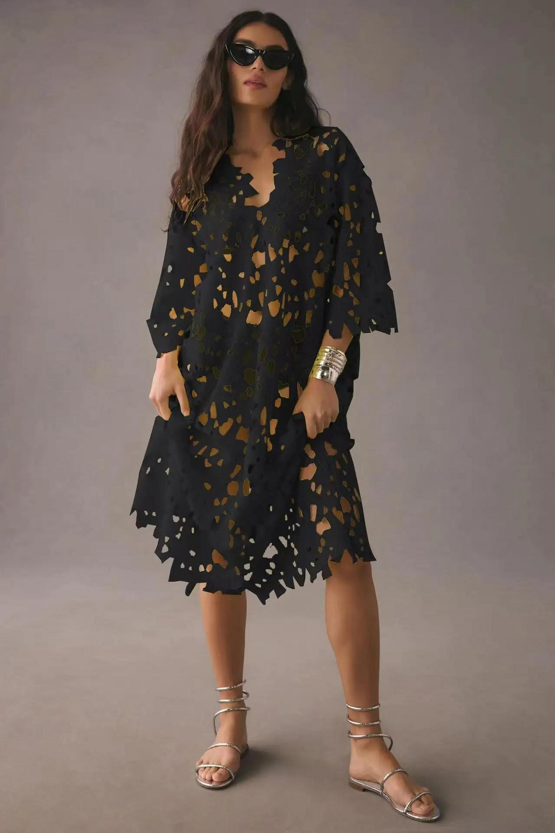 Lourdes | Luftiges Maxikleid mit weitem Schnitt