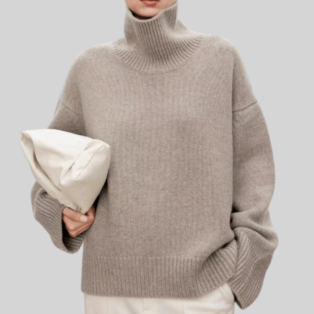 Lea | Stilvoller Pullover Damen mit Rollkragen