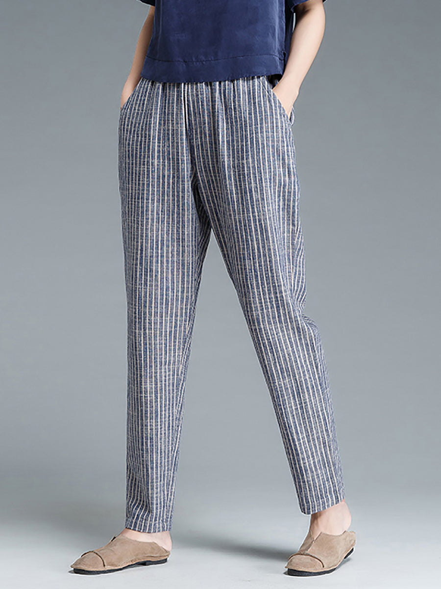 Meliora | Damenhose mit eleganten Streifenmustern