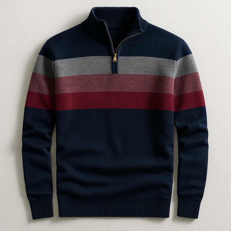 Finn | Herren-Pullover gestreift klassisch & modern
