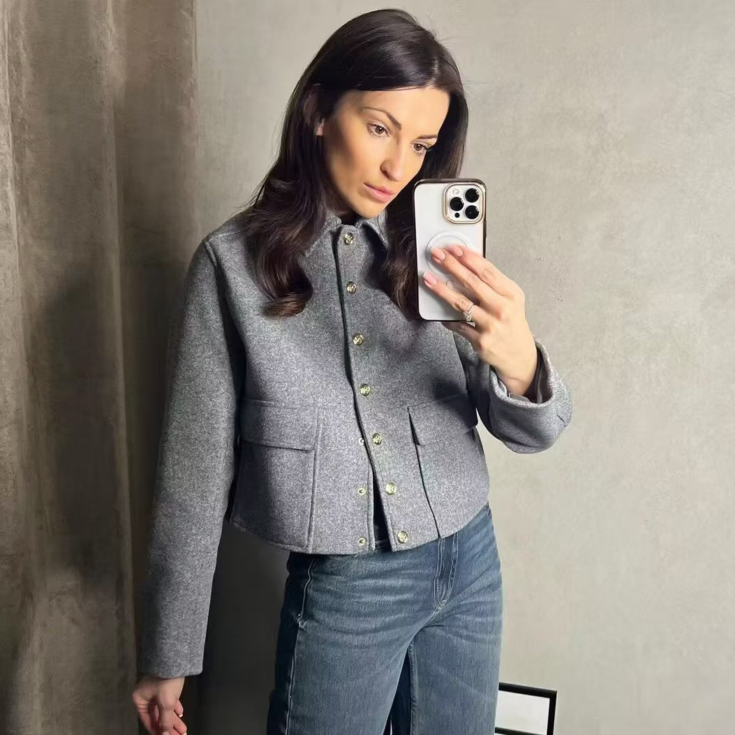 Maria | Gekürzte Tweedjacke für den Alltag