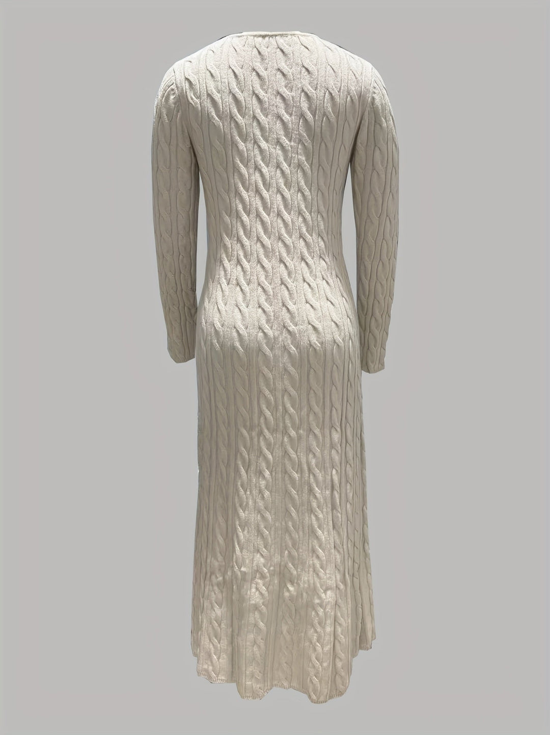 Isabella | Elegantes Damen Maxikleid Stricklook