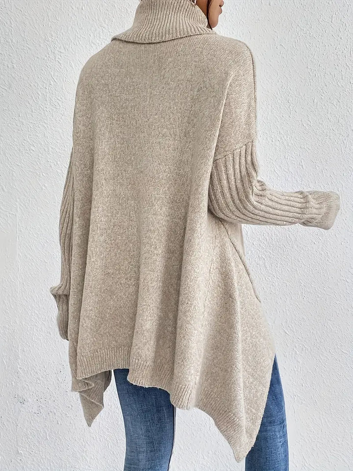 Clara | Warmer Damen Rollkragenpullover mit Komfortschnitt