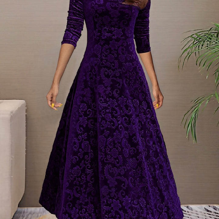 Amelia | Stilvolles Samtkleid Damen elegant chic