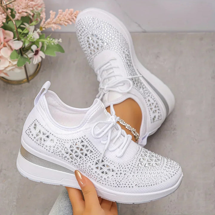 Elena | Orthopädische Sneakers mit Strasssteinen