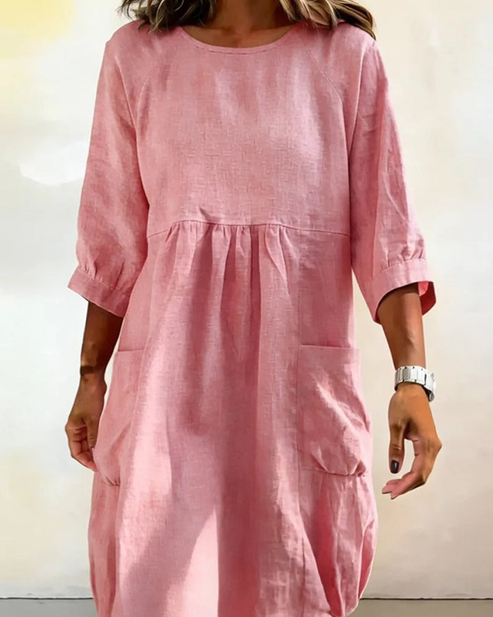 Alena | Modisches 3/4-Arm-Kleid Damen