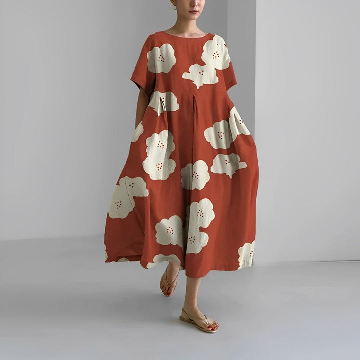 Rosa | Boho-Blumenkleid - Frühling mit verspieltem Chic und Leichtigkeit