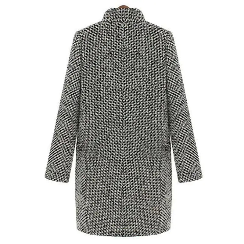 Vanessa | Elegante lange Jacke im Midi-Schnitt