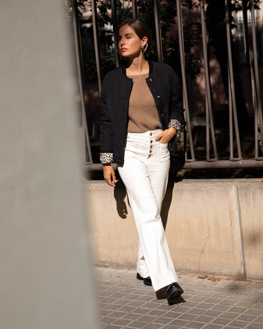 Isabelle | Jacke mit modischem Leopardenmuster
