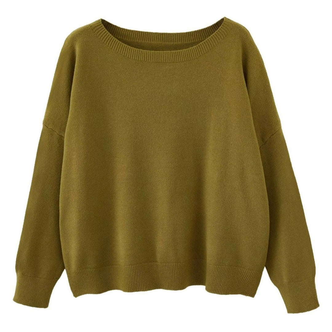 Maya | Pullover mit weich fallenden Schultern