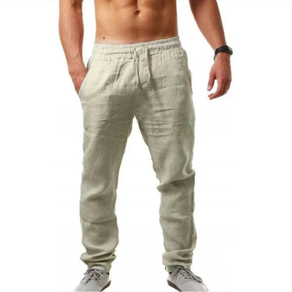 Mathijs | Stylische Leinenhose für luftige Eleganz im Sommer