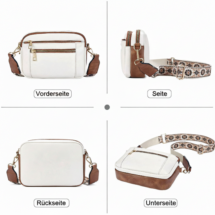 Mireille | Elegante Leder-Umhängetasche