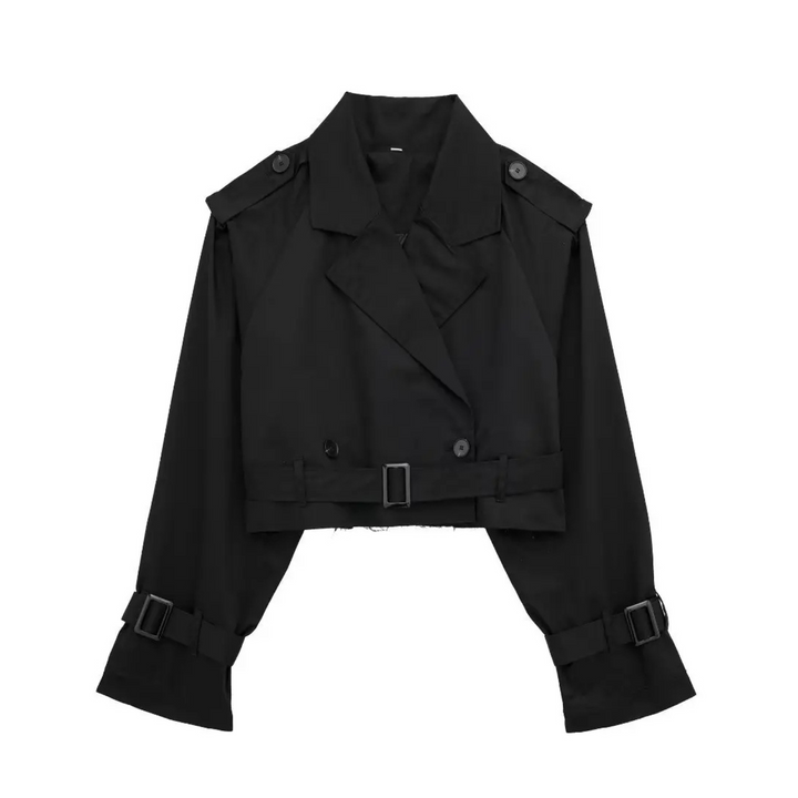 Aria | Kurzer Trenchcoat im modernen Designstil