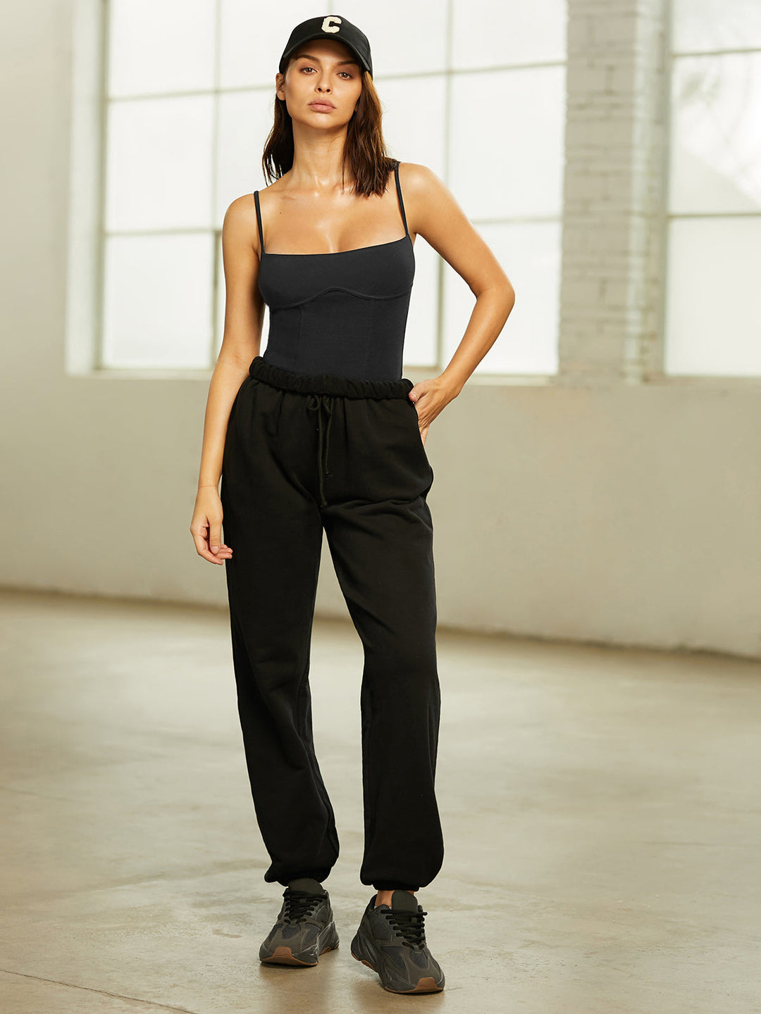 Emma | Eckiger Ausschnitt Cami Top Damen