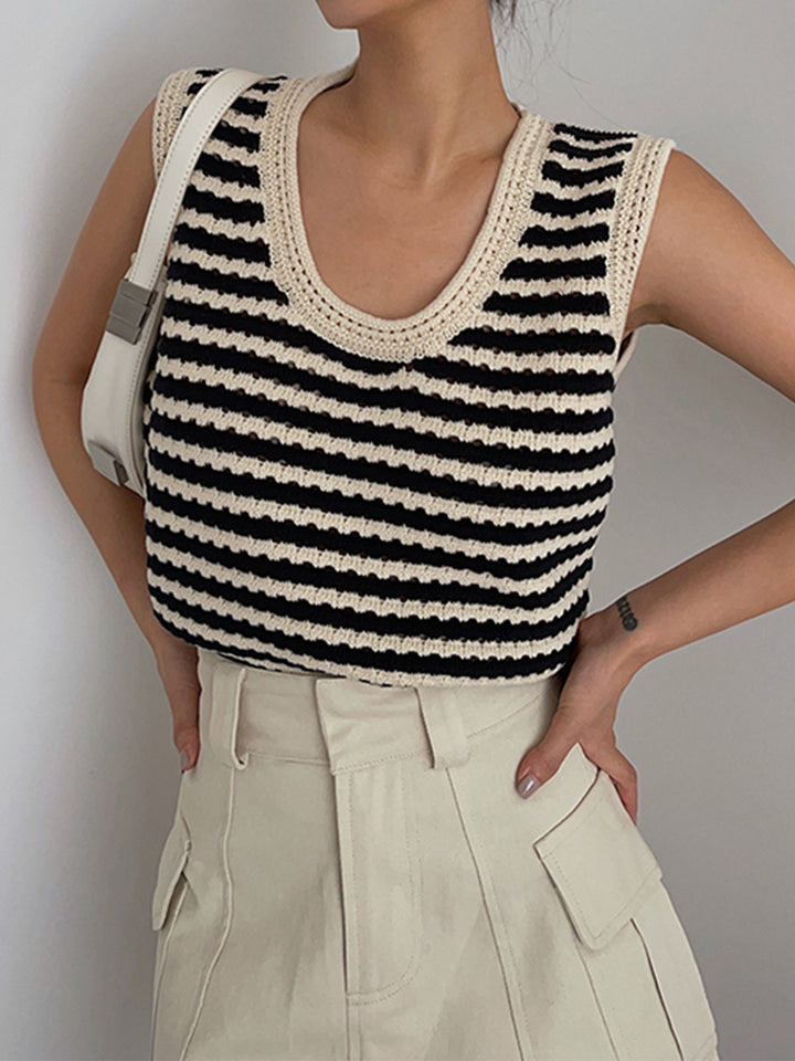 Mila | Modische Weste Damen Strick Stil
