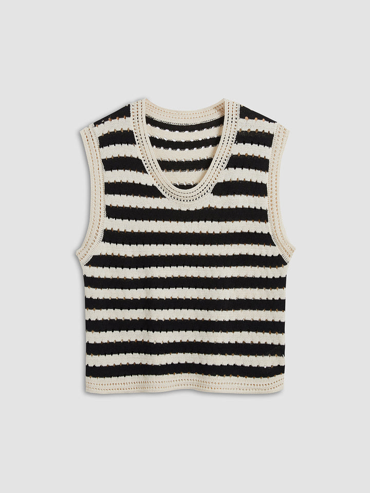 Mila | Modische Weste Damen Strick Stil