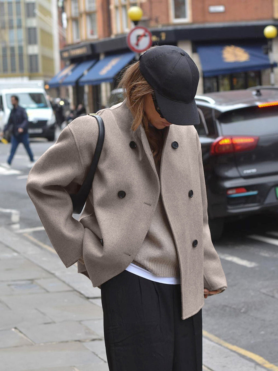 Gina | Übergroßer Wollmantel für Herbst und Winter