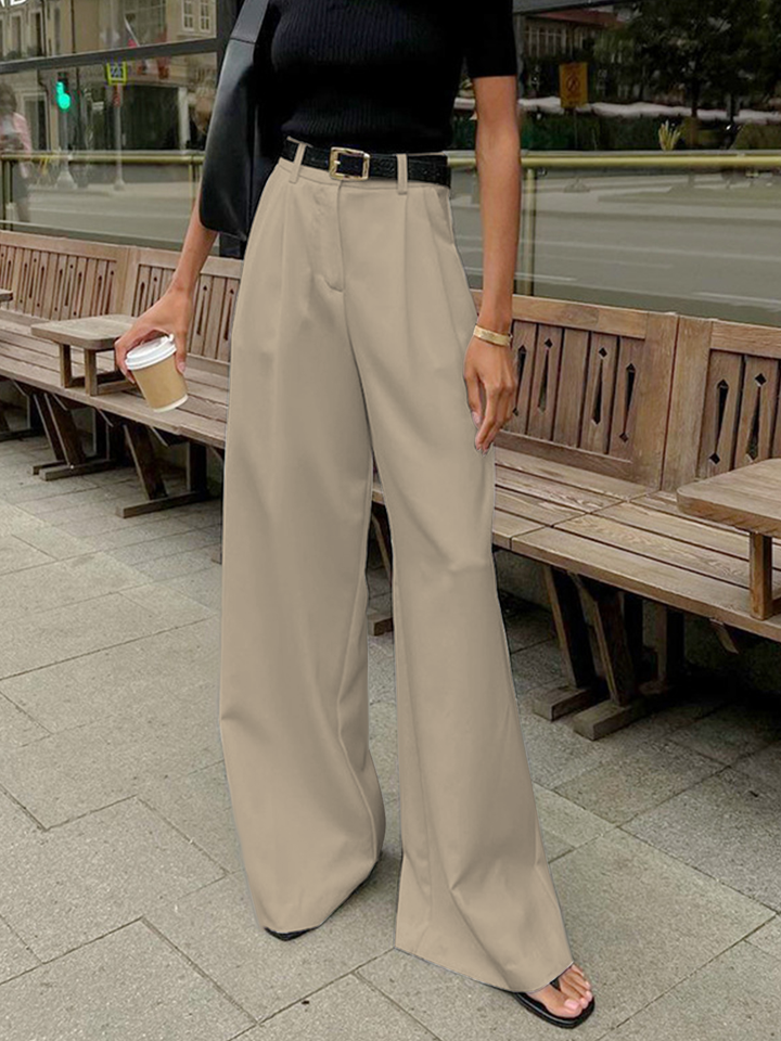 Nora | Elegante Hose Damen Weit Schnitt